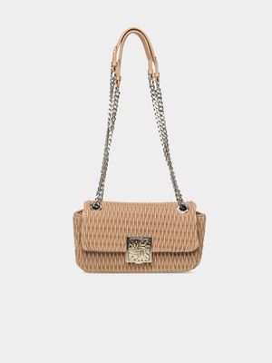 Women's Steve Madden Beige Bhayes Shoulder Bag