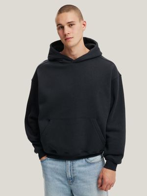 Men's Cotton On Black Box Fit Hoodie