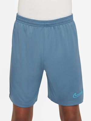 Boys Nike Dri-Fit Academy23 Blue Football Shorts