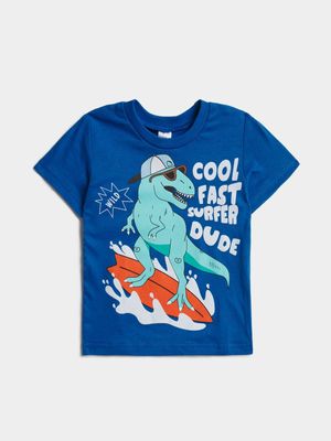 Jet Toddler Boys Supersonic Surfer Dino T-Shirt