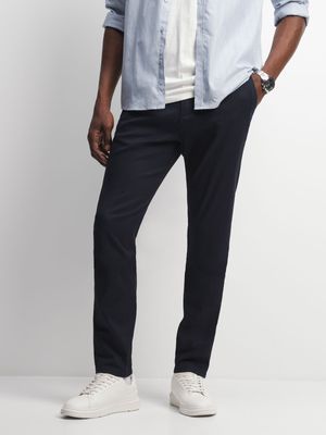 Men's Navy Skinny Chinos