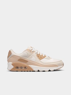 Nike Women's Air Max 90 Beige/Cream Sneaker