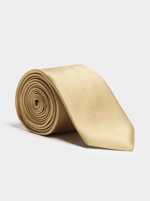 Men's Markham Regular Gold Plain Tie