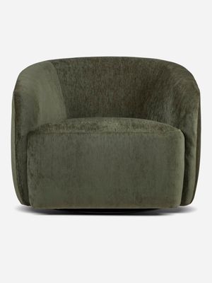 Pale Swivel 1 Seater Boston Olive