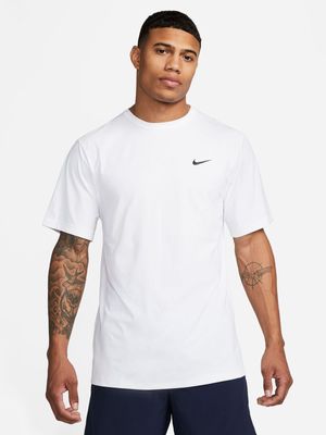 Mens Nike Hyverse Dri-Fit UV White Tee