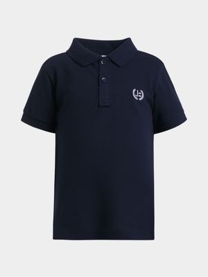 Jet Younger Boys Navy Golf Shirt