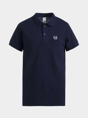 Jet Younger Boys Navy Golf Shirt