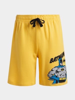 Jet Younger Boys Yellow Batman Shorts