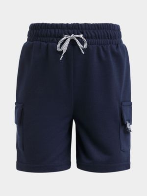 Jet Younger Boys Navy Cargo Shorts