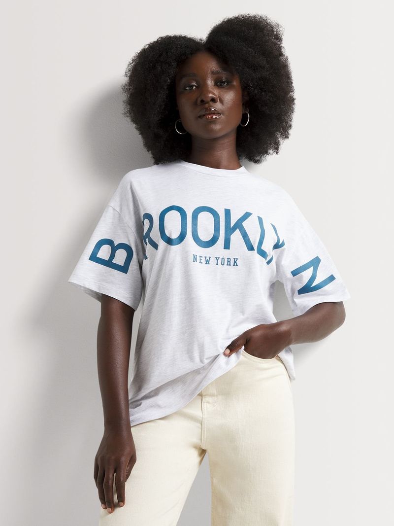 Cotton Oversized Brooklyn T Shirt Bash