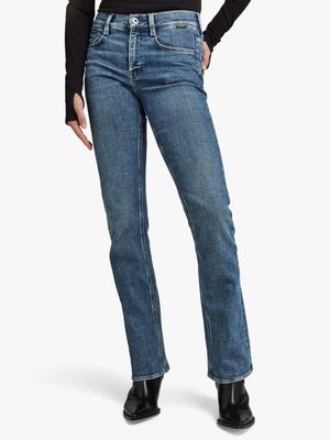 G-Star Women's Noxer Bootcut Blue Jeans