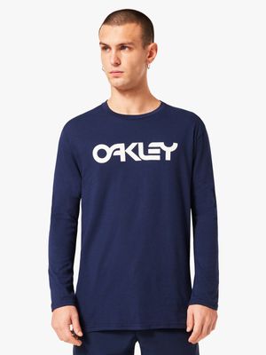 Men's Oakley Blue ll Long Sleeve 2.0 Lifestyle T-Shirt