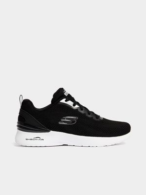 Women's Skechers Skech Air-Dynamight Black/White Sneaker