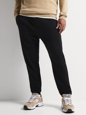 Men's Markham Core Knit Black Jogger