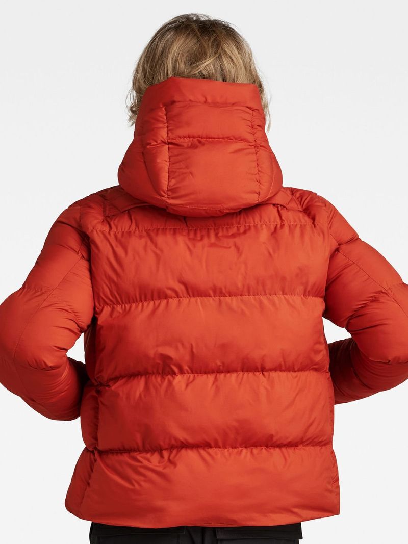 Orange crop puffer jacket best sale