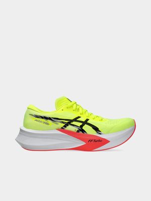 Womens Asics Magic Speed 4 Safety Yellow/Black Running Shoes