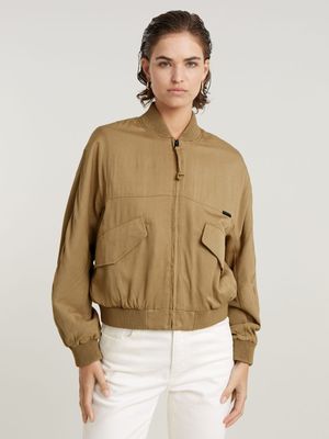 G-Star Women's Everyday Bomber Khaki Overshirt