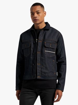 Men's Union-DNM Selvedge Trucker Blue Jacket