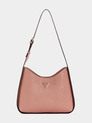 Women's Guess Pink Keandra Hobo Bag