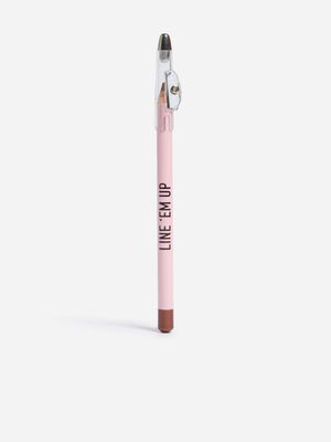 The FIX Beauty Line 'Em Up Brown Eyeliner Pencil