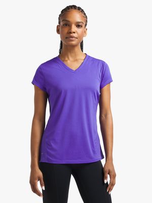 Womens TS Dri-Tech Active Purple Tee