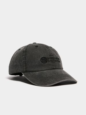 TS Black Washed Cotton Cap