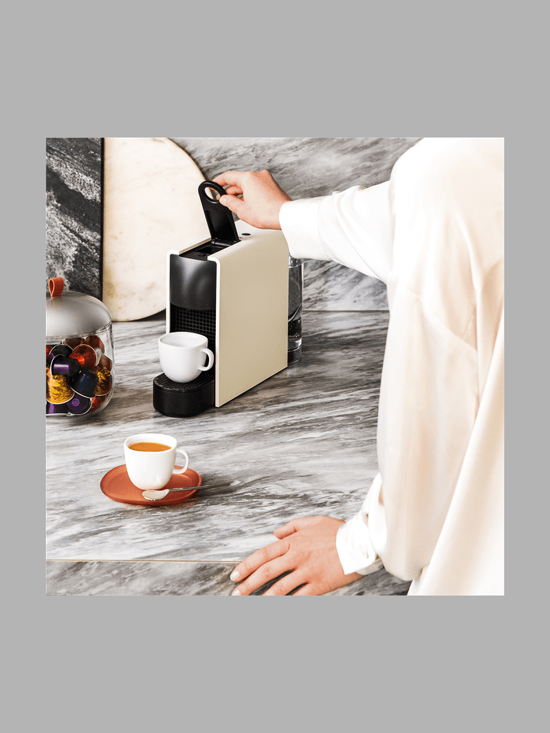 Nespresso Mini Essenza Pure White Coffee Machine Bash