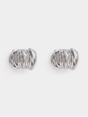 Mesh Wire Stud Earrings