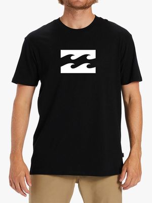 Men's Billabong Black Team Wave T-Shirt