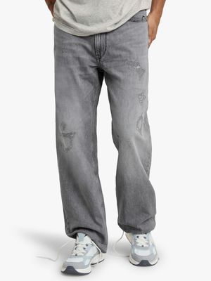 G-Star Men's Type 96 Loose Faded Grey Jeans