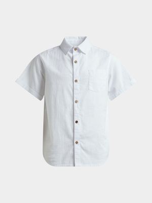 Younger Boy's White Shirt