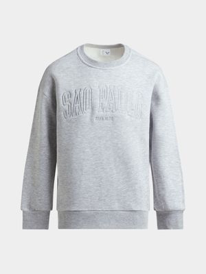 Boys Sao Paulo Embrodered Crew Sweat