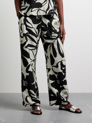 Women's Canvas Co-ord Printed Pant