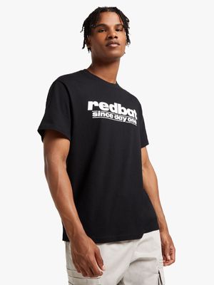 Redbat Men's Black Graphic T-Shirt