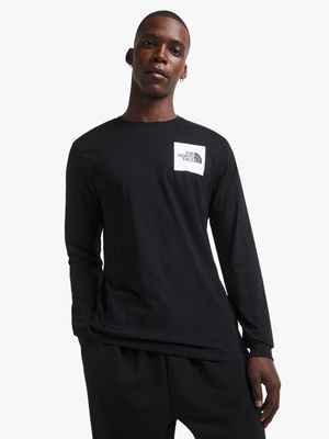 The North Face Men's Fine Long Sleeve Black T-shirt