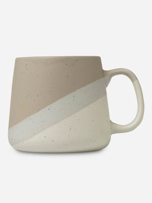 Stripe Matt Mug Beige 450ml