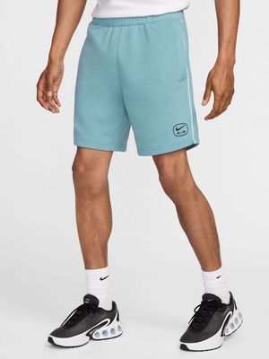 Mens Nike Sportswear Air Blue French Terry Shorts