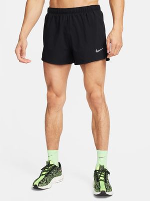 Mens Nike Dri-Fit Fast 3 Inch Brief-Lined Black Shorts