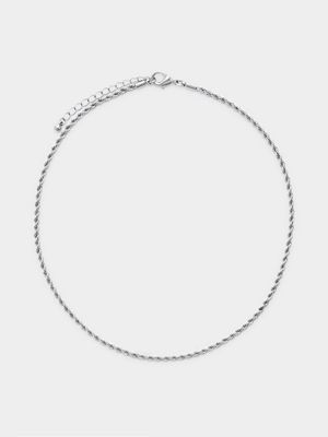 Silver tone 3mm Rope Chain