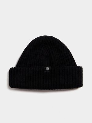 Anatomy Unisex Core Micro Black Beanie