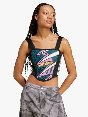 adidas Originals Women's Premium Purple Corset Top