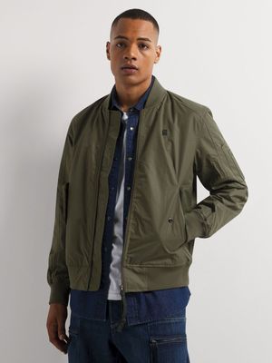 G-Star Men's Arris Unpadded Green Bomber Jacket