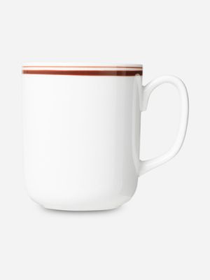 Sur La Table  Bistro Red Stripe Mug