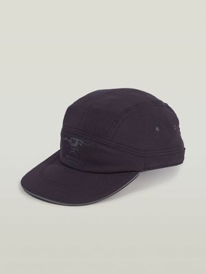 G-Star Men's Motion 5 Panel Dark Black Cap