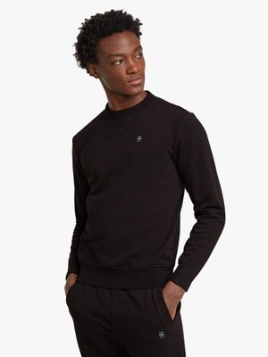 G-Star Men's Premium Core Dark Black Sweater