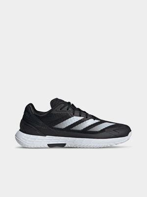 Mens adidas Defiante Speed 2 Black/White Court Shoes