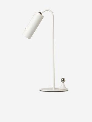 Rechargeable LED Desk Lamp White 29cm