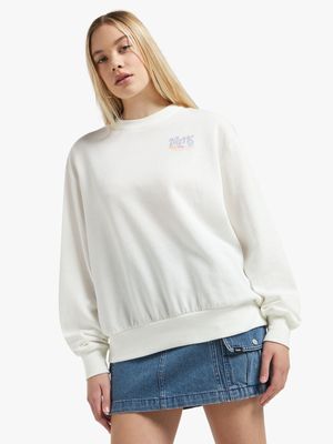 Vans Women's Good Company Blousant Marshmalllow Sweat Top