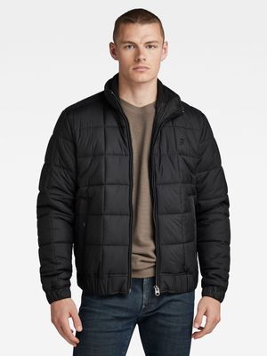 G-Star Men's Meefic Quilted Black Jacket