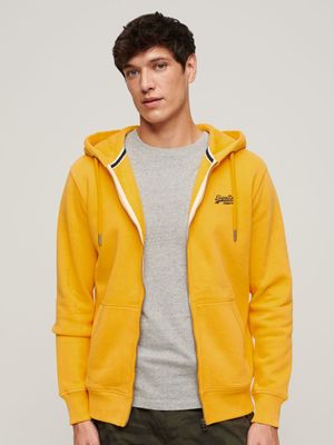 Men's Superdry Gold Essential Zip Hoodie